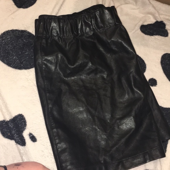 Target Dresses & Skirts - Faux leather black skirt